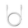 Καλώδιο USB Type-C Baseus Silky Series 100W 2 m Λευκό