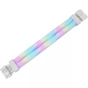 Thermaltake Tt Mod ARGB Snow Καλώδιο, 8-Pin, 300 mm, λευκό