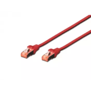 Καλώδιο δικτύου Digitus CAT 6 S/FTP RJ-45 0,5 m κόκκινο