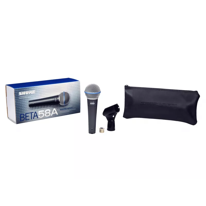 Shure Beta 58A - δυναμικό μικρόφωνο φωνής supercardioid