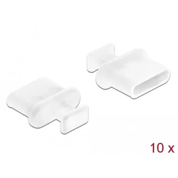 Καπάκι προστασίας από σκόνη USB Type-C DeLOCK 64094 λευκό 10 τεμ.