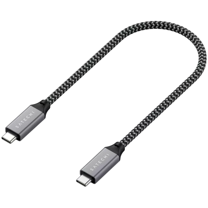 Καλώδιο USB Satechi ST-U4C25M USB4 Gen 3x2 0,25 m μαύρο γκρι