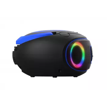 Denver TDB-212BU DAB+ boombox με συσκευή αναπαραγωγής CD, DAB+/FM, Bluetooth, USB, AUX, μπλε