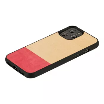 Θήκη κινητού Man and Wood για iPhone 12 / 12 Pro — miss match μαύρο