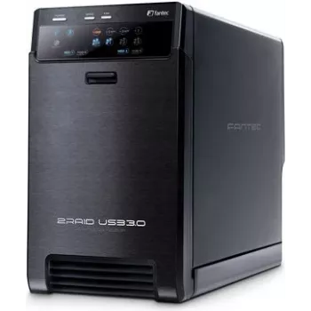 Fantec θήκη. QB-X2US3R USB3.0/2x3.5Sata RAID (1826)