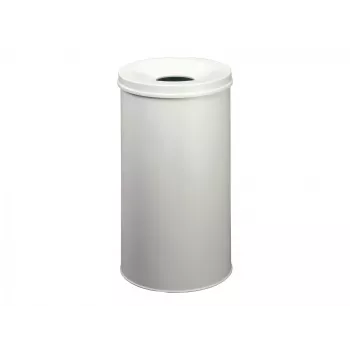 Durable 330710 κάδος απορριμμάτων 60L στρογγυλός ατσάλι γκρι