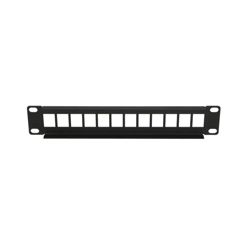 Patchpanel Extralink 12-Port UTP 10 ίντσες Μεταλλικό κουτί, μαύρο