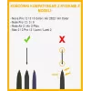 Μύτες stylus για Onyx E-Reader Note 3 — ανταλλακτικές μύτες, μαύρο, 5 τεμ.
