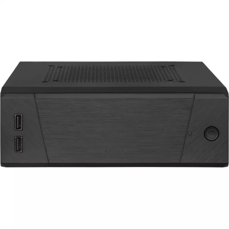 SilverStone MILO ML10 - USFF - Mini-ITX - χωρίς τροφοδοτικό - Μαύρο - USB/Audio (SST-ML10B)