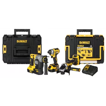 Σετ συνδυασμού ηλεκτρικών εργαλείων Dewalt DCK305P3T (DCF887+DCH273+DCG405)