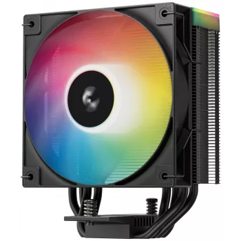 Ανεμιστήρας DeepCool AG400 BK ARGB V2 120 mm μαύρο — ανεμιστήρας ψύκτρας CPU 120 mm με υδραυλικό ρουλεμάν, υποστήριξη πολλαπλών socket