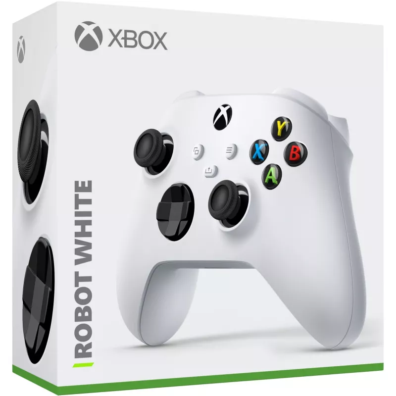 Microsoft Xbox Wireless Controller - Gamepad - Ασύρματο - Bluetooth - Robot White - για PC, Microsoft Xbox One, Android, Microsoft Xbox Series S, Microsoft Xbox Series X