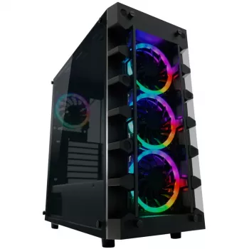 LC Power Gaming 709B Solar_System_X - Tower - ATX - χωρίς τροφοδοτικό - μαύρο - USB/Audio (LC-709B-ON)