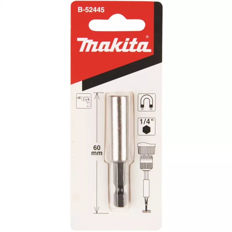 Makita B-52445 μαγνητικός υποδοχέας μυτών 1/4 60mm (B-52445)