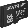 Κάρτα μνήμης PATRIOT MicroSDXC 64GB UHS‑I Class 10 U1 80MB/s (PSF64GMDC10)