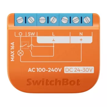 Smart SwitchBot Relais W5502310 – Έλεγχος Wi‑Fi με παρακολούθηση ενέργειας