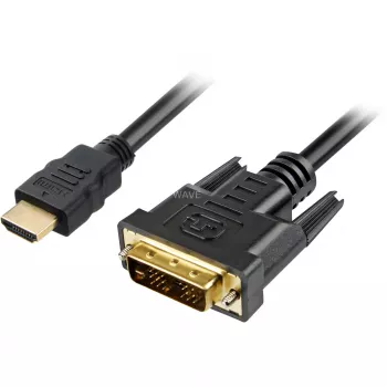 Sharkoon Καλώδιο προσαρμογέα - Single Link - HDMI αρσενικό σε DVI-D αρσενικό