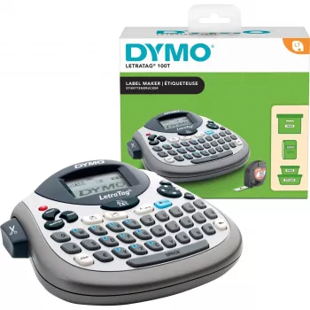 Εκτυπωτής ετικετών Dymo LetraTag LT-100T με πληκτρολόγιο QWERTZ, φορητός θερμικός εκτυπωτής ετικετών