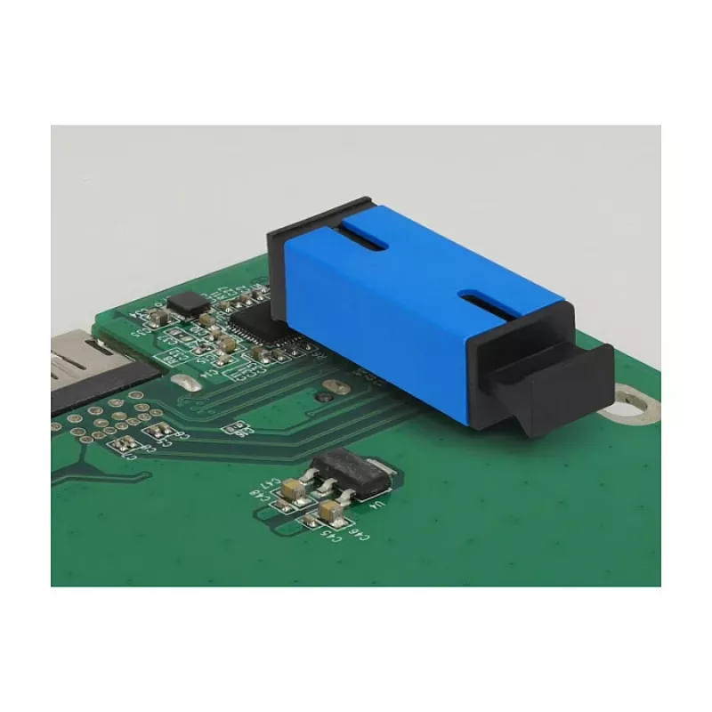 Οπτικός συζεύκτης για PCB SC Simplex υποδοχή θηλυκή σε SC Simplex υποδοχή θηλυκή Singlemode μπλε
