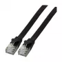 Efb K5545SW.0,5 καλώδιο patch Ethernet μαύρο