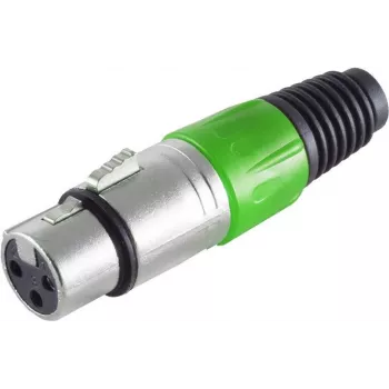 ShiverPeaks BASIC-S υποδοχή XLR (θηλυκή), πράσινο (BS55022-G)