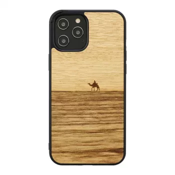 Θήκη κινητού man and wood για iPhone 12 Pro Max Terra μαύρο — προστατευτικό πίσω κάλυμμα