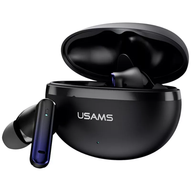 Ακουστικά Bluetooth Usams TWS E02 ANC+ENC μαύρα