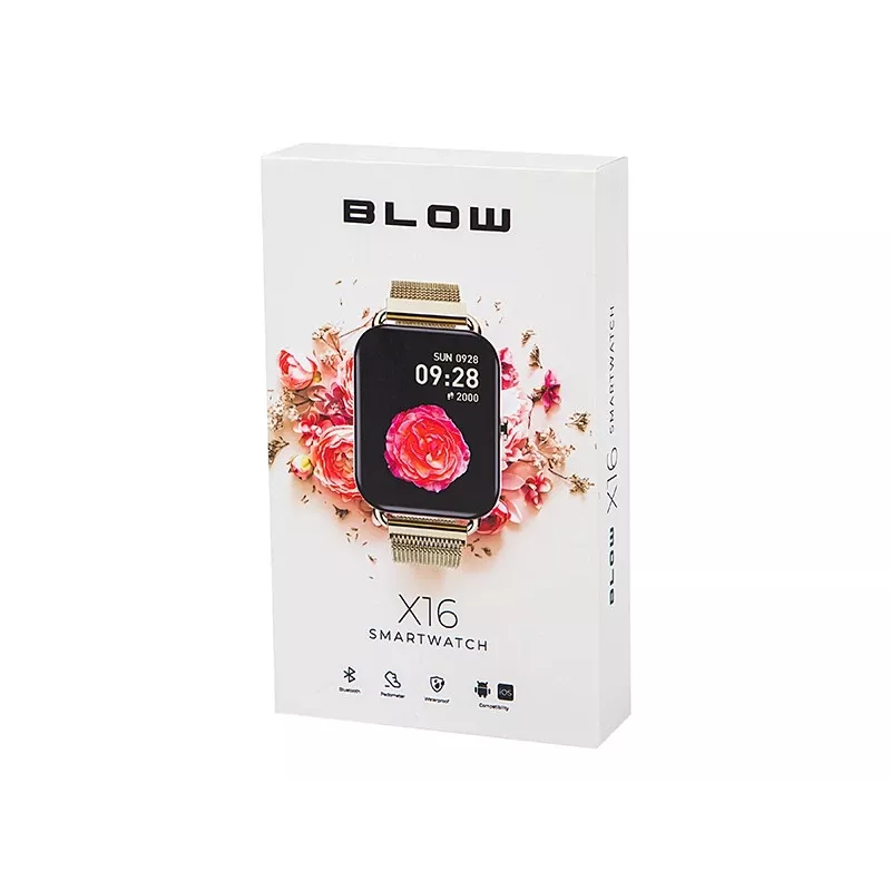 Smartwatch X16 Bluetooth ροζ