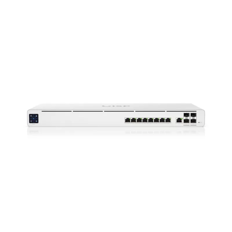 Ubiquiti UISP-R-PRO-EU UISP Router Pro ενσύρματος δρομολογητής, switch Gigabit Ethernet 9 θυρών, ανοξείδωτος χάλυβας