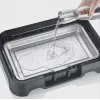 Επιτραπέζια ηλεκτρική ψηστιέρα SEVERIN PG 8593, 2000 W, ορθογώνια σχάρα, μαύρη