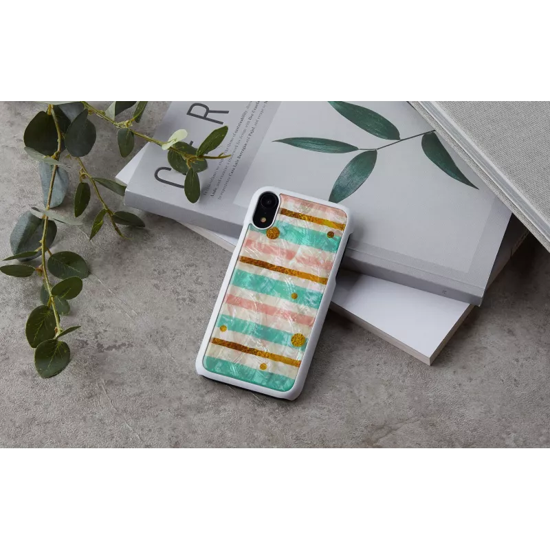 Θήκη κινητού iKins για iPhone XR — μεντα-μαύρη προστατευτική θήκη