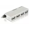 USB Hub DeLOCK 87445 4-Port εξωτερικό 480 Mbit/s λευκό