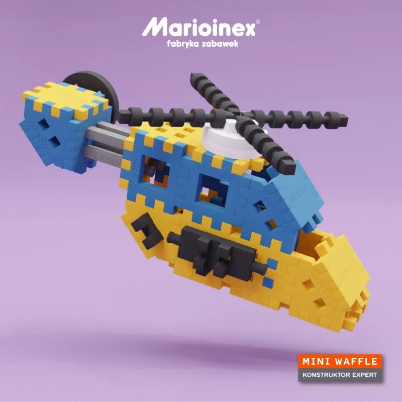 Σετ κατασκευής Marioinex Mini Waffle Constructor – 141 τεμ., πολύχρωμο, για παιδιά από 5 ετών