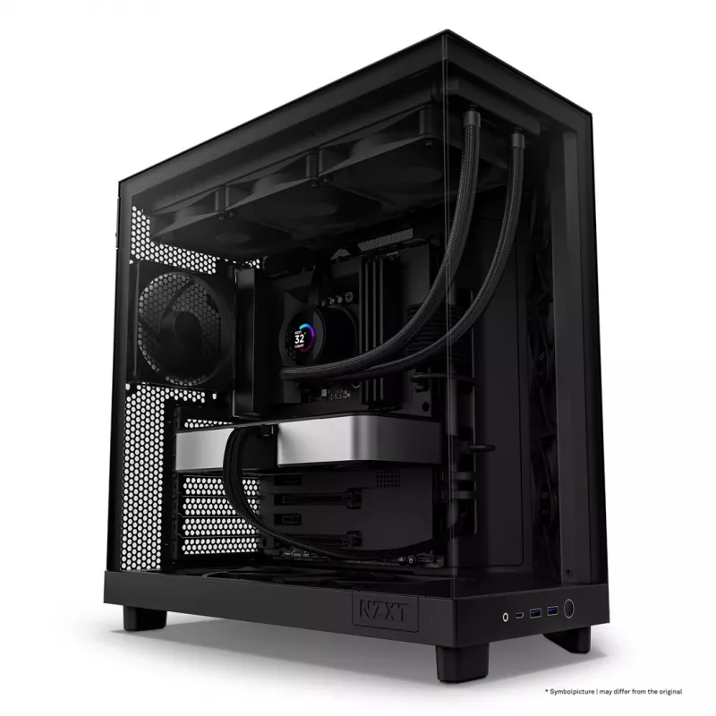 NZXT H6 Flow Midi-Tower - μαύρο