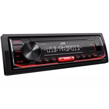 Car Digital Media Receiver JVC KD-X162 1 DIN, 200 W, 24-bit DAC, FLAC/MP3/WAV/WMA, Front-USB Type-A, 3,5 mm, LCD 2 γραμμών, μαύρο