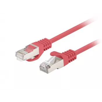 Lanberg PCF6-20CC-0100-R Cat.6 F/UTP Patchkabel, συσκευασία 10 τεμ., 1 m, κόκκινο