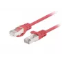 Lanberg PCF6-20CC-0100-R Cat.6 F/UTP Patchkabel, συσκευασία 10 τεμ., 1 m, κόκκινο