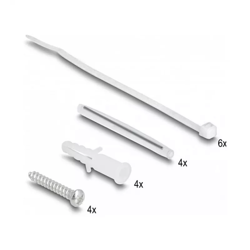 Πρίζα σύνδεσης οπτικών ινών DeLOCK 2 x SC Simplex LC Duplex λευκό