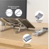 Unitek OT155SL πτυσσόμενη βάση laptop, αλουμίνιο, ασημί