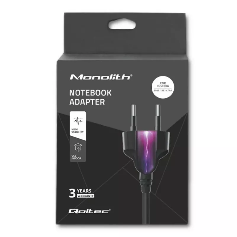 Qoltec 50090.90W Τροφοδοτικό/Μετατροπέας Εσωτερικού χώρου Μαύρο