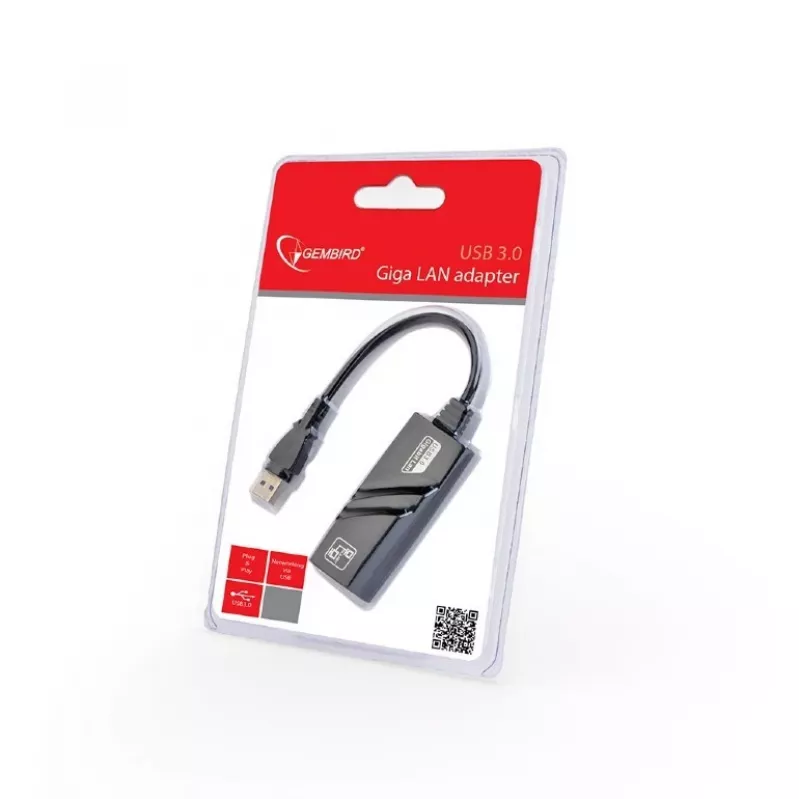 Κάρτα δικτύου Gembird NIC-U3-02 Ethernet 1000 Mbit/s