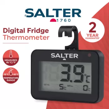 Ψηφιακό θερμόμετρο ψυγείου Salter SA00574BFEU12 με LCD, εύρος θερμοκρασίας -20 έως 50°C