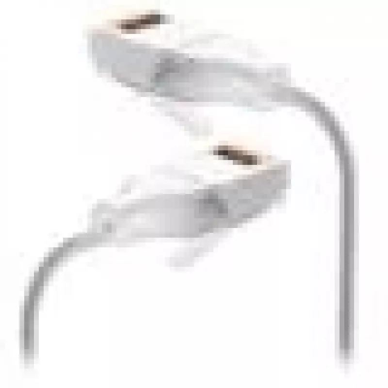 Καλώδιο δικτύου Ubiquiti UACC-Cable-Patch-EL-C6A-15M-W RJ-45 Cat6a 15m διαφανές λευκό