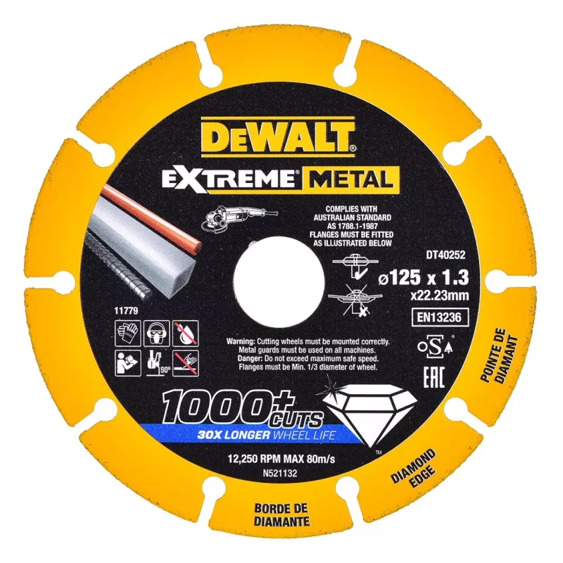 DeWALT Γωνιακός τροχός DCG405P3 18V (DCG405P3-QW)