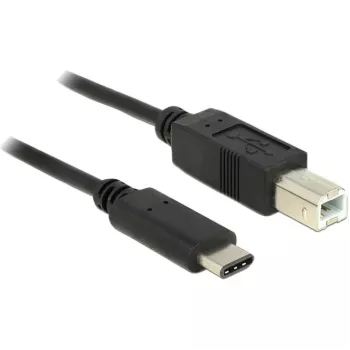 Καλώδιο USB DeLOCK 83601 USB 2.0 1m USB C USB B μαύρο