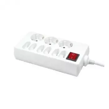 LogiLink 9 υποδοχές 1,5 m Λευκό