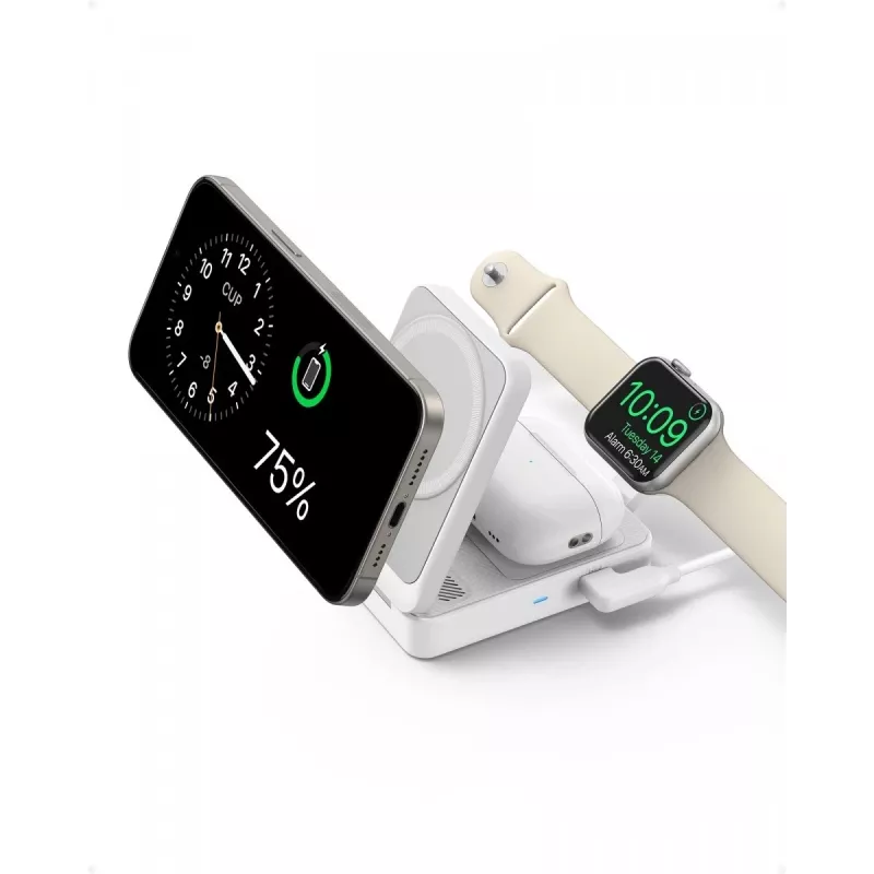MagGo 3-in-1 15W αναδιπλούμενο λευκό EU