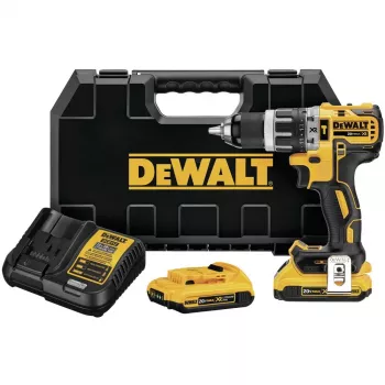 Κατσαβίδι μπαταρίας DeWalt DCD796D2-QW 18V Li-Ion, 2x2Ah, Τσοκ ταχείας σύσφιξης 13 mm, Λειτουργία κρούσης, 1,6 kg
