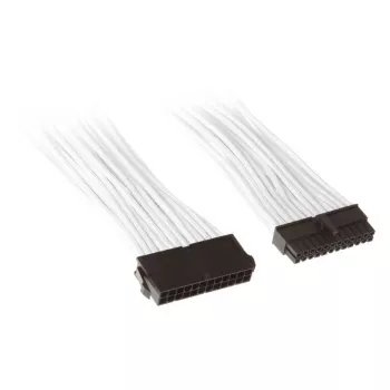 SilverStone PP07-MBW - Καλώδιο επέκτασης τροφοδοσίας - ATX, 24-polig (M) - ATX, 24-polig (W) - 30cm - Λευκό (SST-PP07-MBW)