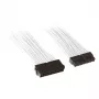 SilverStone PP07-MBW - Καλώδιο επέκτασης τροφοδοσίας - ATX, 24-polig (M) - ATX, 24-polig (W) - 30cm - Λευκό (SST-PP07-MBW)